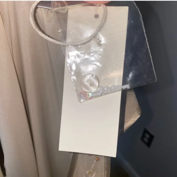 By Together Beaded Button Front Embroidered Floral Maxi Dress Size 16 NWT - Picture 10 of 10